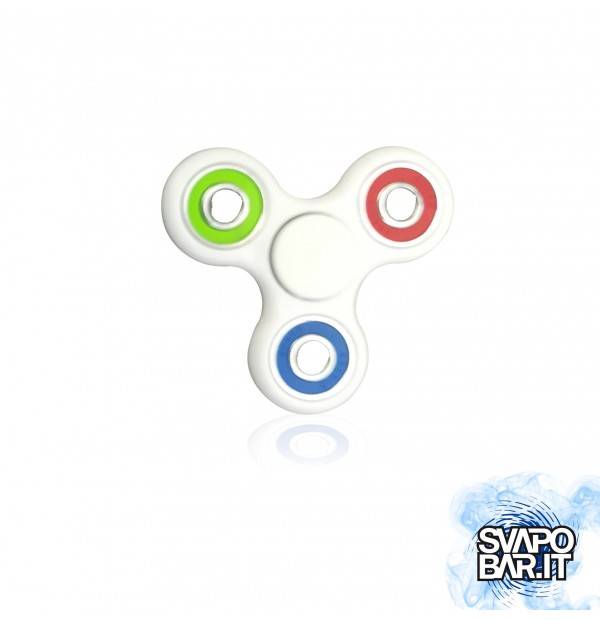 Hand Spinner - Plastic EDC White/Rainbow