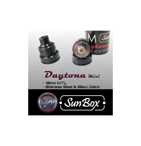 Sunbox Daytona mini RDA Black Edition