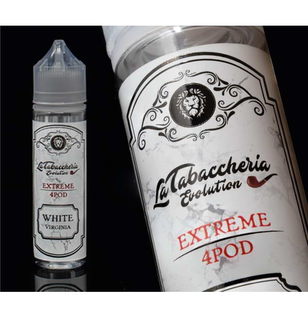 LA TABACCHERIA EXTREME 4POD WHITE VIRGINIA AROMA 20 ML LA TABACCHERIA EXTREME 4POD WHITE VIRGINIA AROMA 20 ML