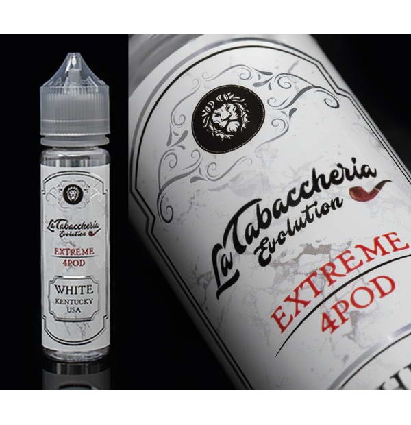 LA TABACCHERIA EXTREME 4POD WHITE KENTUCKY USA AROMA 20 ML LA TABACCHERIA EXTREME 4POD WHITE KENTUCKY USA AROMA 20 ML