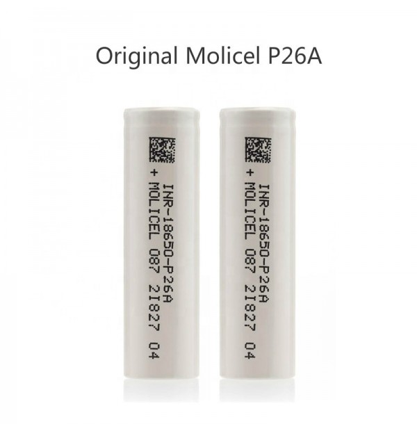 Batteria 18650 Molicel P26A-2600 maH 30A