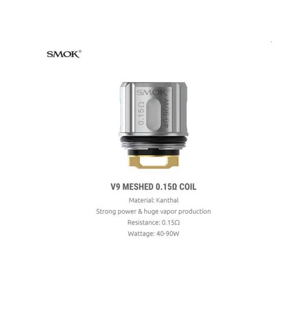 TFV9 coil 0.15 ohm Smok - 1 pezzo a Mesh