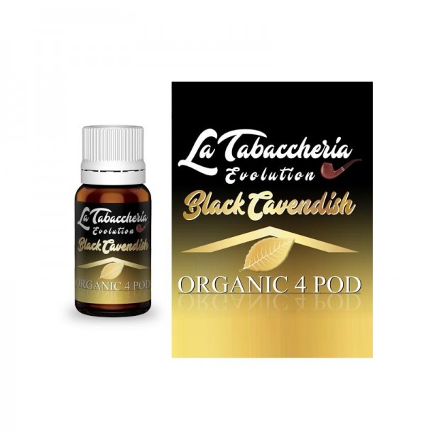 La Tabaccheria Organic 4 Pod BLACK CAVENDISH Aroma 10 ml La Tabaccheria Organic 4 Pod BLACK CAVENDISH Aroma 10 ml