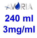 Pack Base Avoria Booster 240ml 50/50 - 3mg/ml (100+100+4x10)