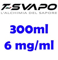 Pack Base TSvapo Booster 300ml 50/50 - 6mg/ml (100+100+10x10)