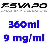 Pack Base TSvapo Booster 360ml 50/50 - 9mg/ml (100+100+16x10)