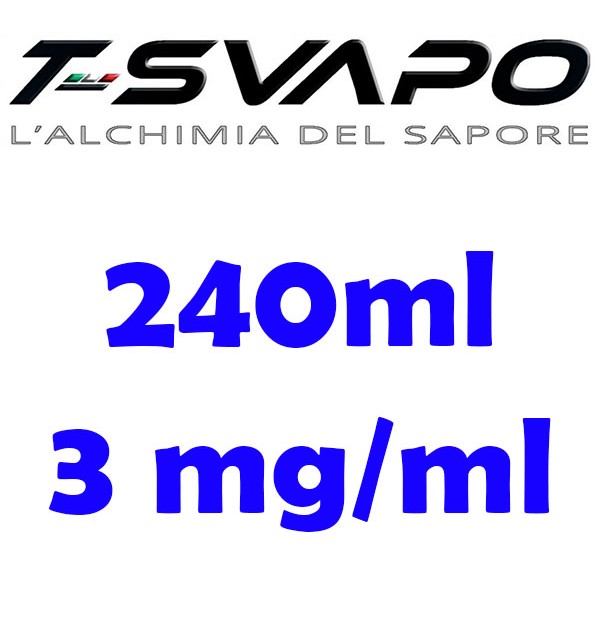 Pack Base TSvapo Booster 240ml 50/50 - 3mg/ml (100+100+4x10)