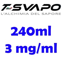 Pack Base TSvapo Booster 240ml 50/50 - 3mg/ml (100+100+4x10)