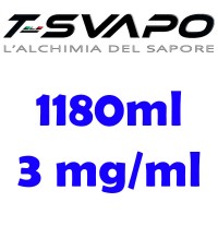 Pack Base TSvapo Booster 1180ml 50/50 - 3mg/ml (500+500+18x10)