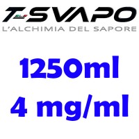 Pack Base TSvapo Booster 1250ml 50/50 - 4mg/ml (500+500+25x10)