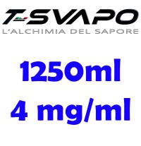 Pack Base TSvapo Booster 1250ml 50/50 - 4mg/ml (500+500+25x10)
