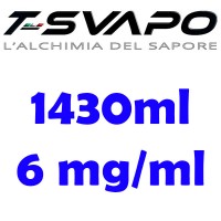 Pack Base TSvapo Booster 1430ml 50/50 - 6mg/ml (500+500+43x10)