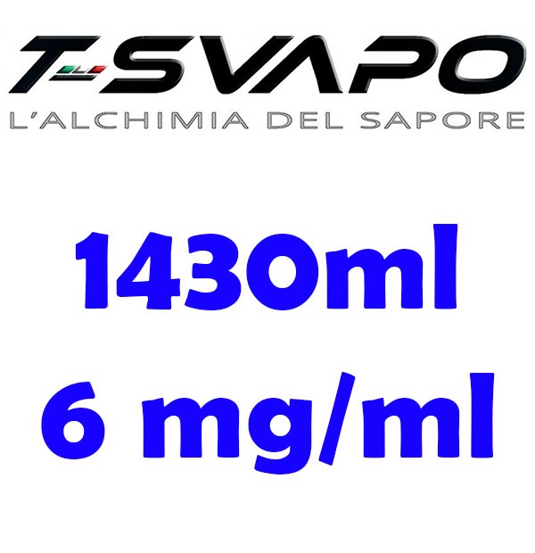 Pack Base Avoria Fusion 1430ml 50/50 - 6mg/ml (500+500+43x10)