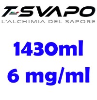 Pack Base TSvapo Booster 1430ml 50/50 - 6mg/ml (500+500+43x10)