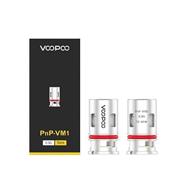 PNP VM1 0,3 ohm Voopoo Resistenza - 1 PEZZO PNP VM1 0,3 ohm Voopoo Resistenza - 1 PEZZO