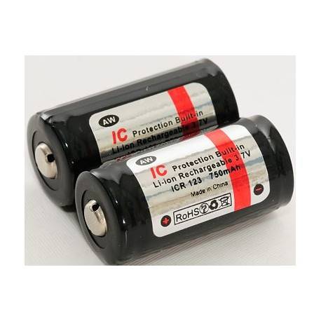 Batteria AW R123A 750mha 